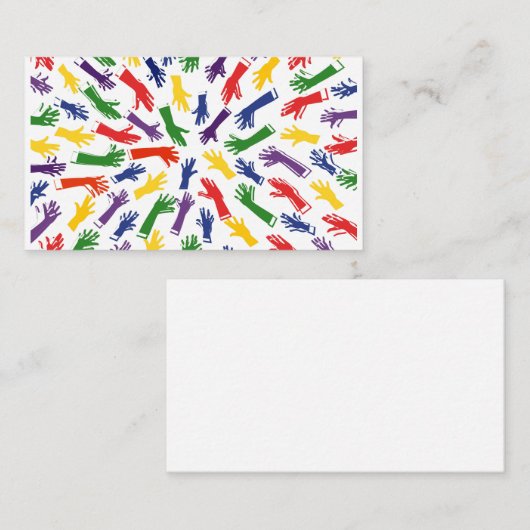 Carte D'accompagnement Equality human rights unity (Devant / Derrière)