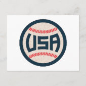 Carte D'accompagnement Équipe de baseball USA (Dos)