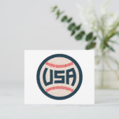 Carte D'accompagnement Équipe de baseball USA (Debout devant)