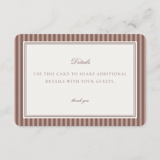 Carte D'accompagnement Espresso Martini Love Brewing Details Card Insert (Devant)