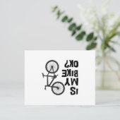 Carte D'accompagnement Est Mon Vélo OK Funny VTT (Debout devant)