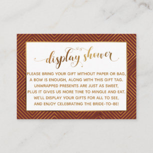 Carte D'accompagnement Étiquette-cadeau Afficher Coeur en or Script Bourg