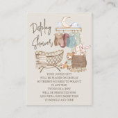 Carte D'accompagnement Étiquette cadeau de la pouponnière de douche d'aff (Devant)