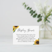 Carte D'accompagnement Étiquette de Fête des mariées d'affichage des tour (Debout devant)