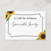 Carte D'accompagnement Étiquette de Fête des mariées d'affichage des tour (Dos)