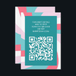 Carte D'accompagnement Étoile moderne de David QR Code Bar Bat mitzvah<br><div class="desc">Carnet parfait ou carte RSVP pour un bat mitzvah, bar mitzvah ou toute autre célébration juive ! La main a fait de l'art pour vous. ENTIÈREMENT PERSONNALISABLE ! Cliquez sur "Personnaliser" ci-dessus pour modifier le texte et ajouter votre lien au code QR. Cliquez sur "modifier à l'aide de l'outil de...</div>
