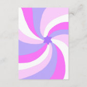 Carte D'accompagnement Étoile moderne de David QR Code Bar Bat mitzvah (Dos)