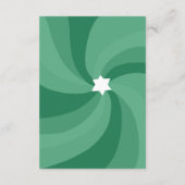 Carte D'accompagnement Étoile moderne de David QR Code Bar Bat mitzvah (Dos)