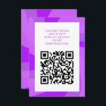 Carte D'accompagnement Étoile moderne de David QR Code Bar Bat mitzvah<br><div class="desc">Carnet parfait ou carte RSVP pour un bat mitzvah, bar mitzvah ou toute autre célébration juive ! La main a fait de l'art pour vous. ENTIÈREMENT PERSONNALISABLE ! Cliquez sur "Personnaliser" ci-dessus pour modifier le texte et ajouter votre lien au code QR. Cliquez sur "modifier à l'aide de l'outil de...</div>