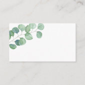 Carte D'accompagnement Eucalyptus - Affichage pour la douche (Dos)