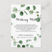 Carte D'accompagnement Eucalyptus Calligraphie Mariage (Devant)