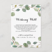 Carte D'accompagnement Eucalyptus de verdure Mariage de feuillage (Devant)