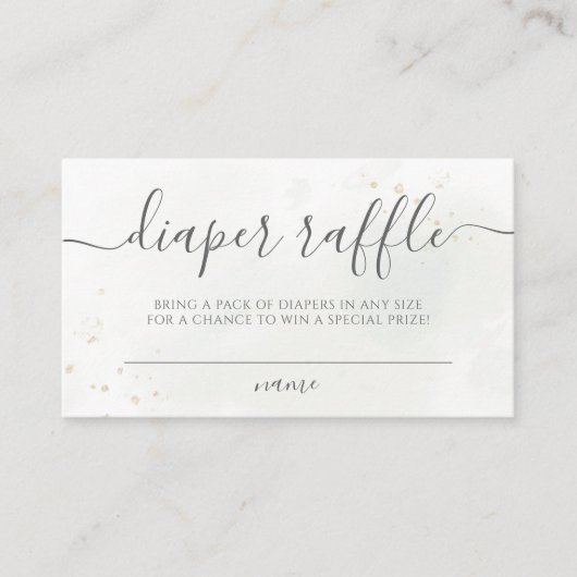 Carte D'accompagnement Eucalyptus Feuille Déchets de verdure Raffle (Devant)