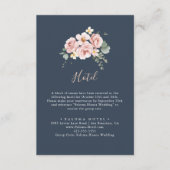 Carte D'accompagnement Eucalyptus Garden Rose Floral Hotel (Devant)