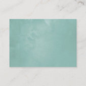 Carte D'accompagnement Eucalyptus géométrique Baby shower affichage douch (Dos)