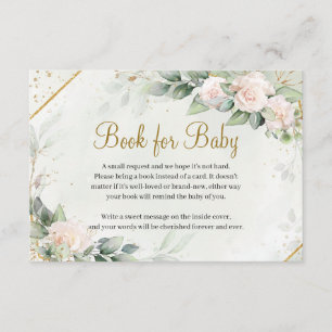 Carte D'accompagnement Eucalyptus Green Blush Rose Gold Book Demande