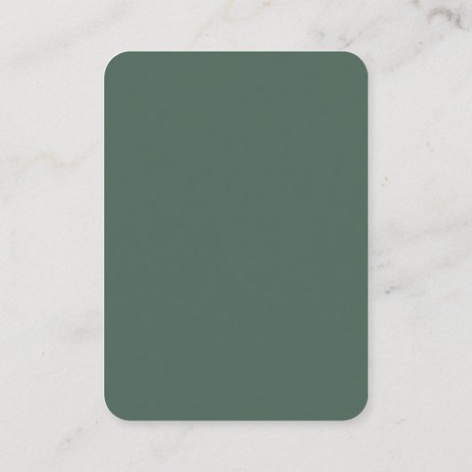 Carte D'accompagnement Eucalyptus Greenery QR Code RSVP Mariage Simple (Dos)