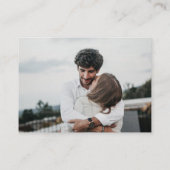 Carte D'accompagnement Eucalyptus Muet Scripté Détails Moderne Vert (Dos)