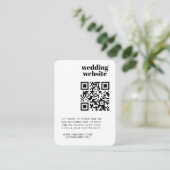 Carte D'accompagnement Eucalyptus Rustique Mariage de verdure (Debout devant)