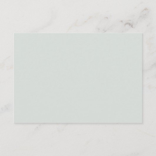 Carte D'accompagnement Eucalyptus Rustique Réception De Mariage (Dos)