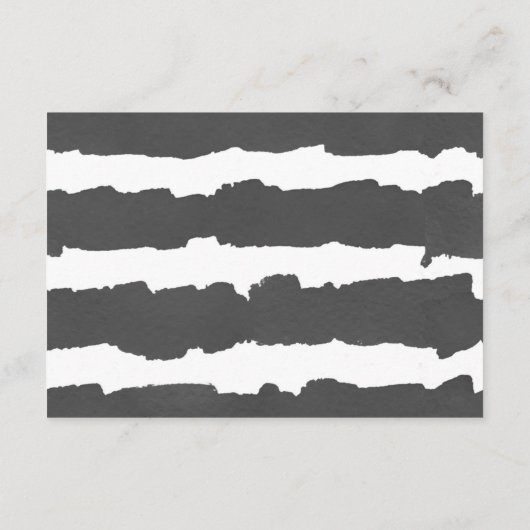 Carte D'accompagnement Eucalyptus vert noir blanc mariage RSVP (Dos)