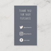 Carte D'accompagnement Évaluation des commandes client de Liens sociaux (Devant)