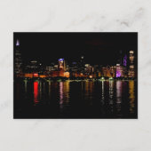 Carte D'accompagnement Événements de week-end sur la skyline de Chicago (Dos)