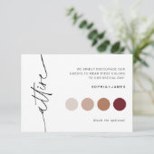 Carte D'accompagnement EVERLEIGH Mariage à la fête nuptiale (Debout devant)