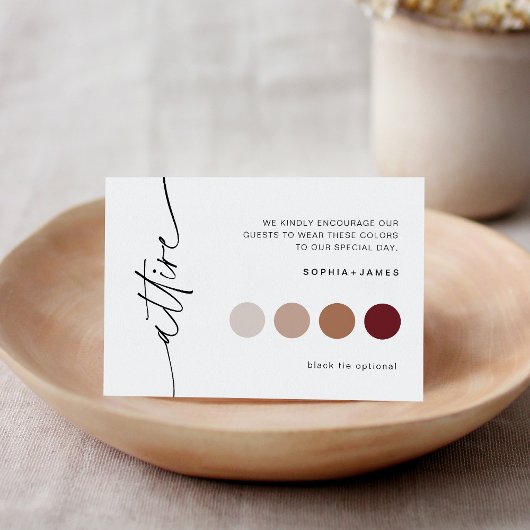 Carte D'accompagnement EVERLEIGH Mariage à la fête nuptiale