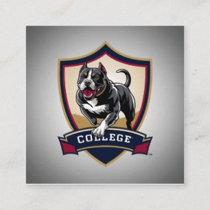 Carte D'accompagnement Exécution du logo PitBull College