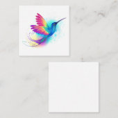 Carte D'accompagnement Exotic Rainbow Hummingbird (Devant / Derrière)