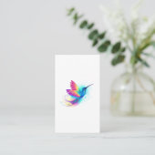 Carte D'accompagnement Exotic Rainbow Hummingbird (Debout devant)