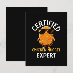 Carte D'accompagnement Expert en Nuggets de Poulet Certifié