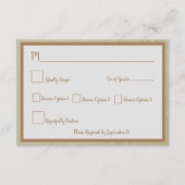 Carte D'accompagnement Exquise Boho Dream Catcher Wedding RSVP (Dos)