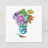 Carte D'accompagnement Fabulous Fall Vegetal Bouquet (Devant)