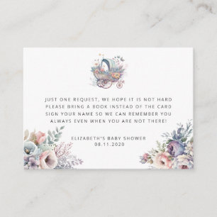 Carte D'accompagnement Fairy Baby Stroller Livres pour Billet bébé