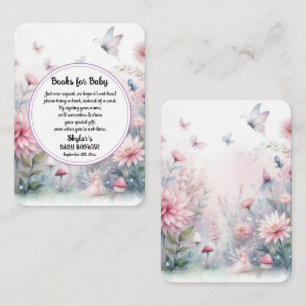 Carte D'accompagnement Fairy Garden Baby showers Livres pour bébé