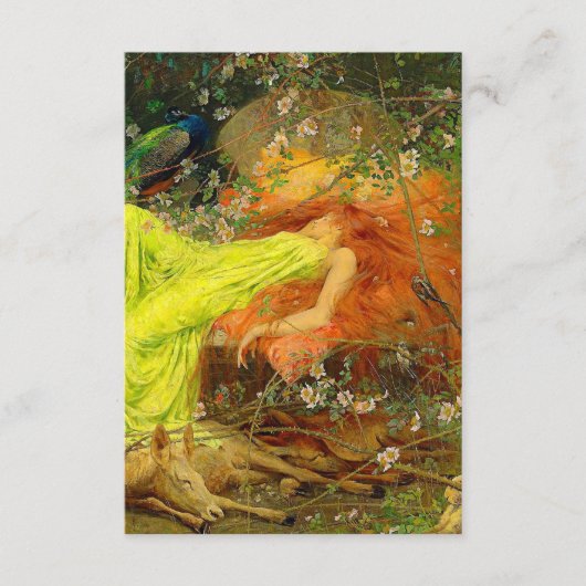 Carte D'accompagnement Fairy Tale Arthur Wardle (Devant)