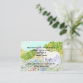 Carte D'accompagnement Fairy Tale Unicorn Mariage Information Card (Debout devant)