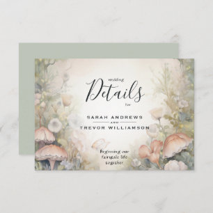 Carte D'accompagnement Fairy Tale Woodland Fairycore Romance