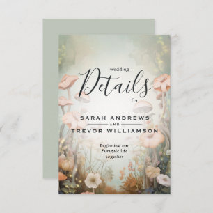 Carte D'accompagnement Fairy Tale Woodland Fairycore Romance