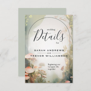 Carte D'accompagnement Fairy Tale Woodland Fairycore Romance