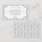 Carte D'accompagnement Fairytale Once upon Time Book Demande Gris Mint (Devant / Derrière)