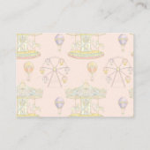 Carte D'accompagnement Fairytale Vintage Amusement Park (Dos)