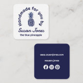 Carte D'accompagnement fait à la main pour vous (Devant / Derrière)