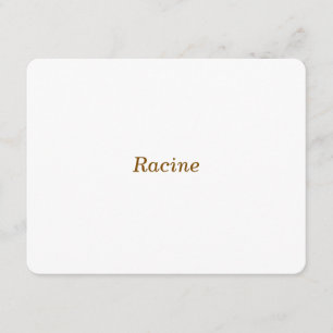 Carte D'accompagnement Faites de votre marque 4,25" x 5,5" arrondi