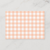 Carte D'accompagnement Fall in Love Citrouille Baby showers Livres pour b (Dos)