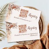 Carte D'accompagnement Fall in Love Fall Bridal Shower