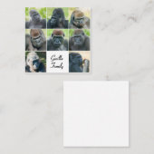Carte D'accompagnement Famille Gorilla (Devant / Derrière)