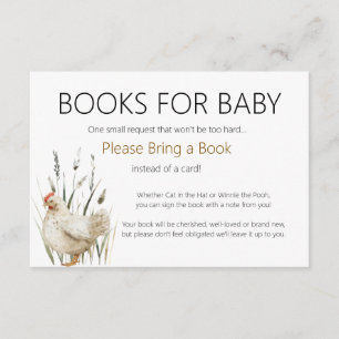 Carte D'accompagnement Farm Animals Tractor Books for Baby Card